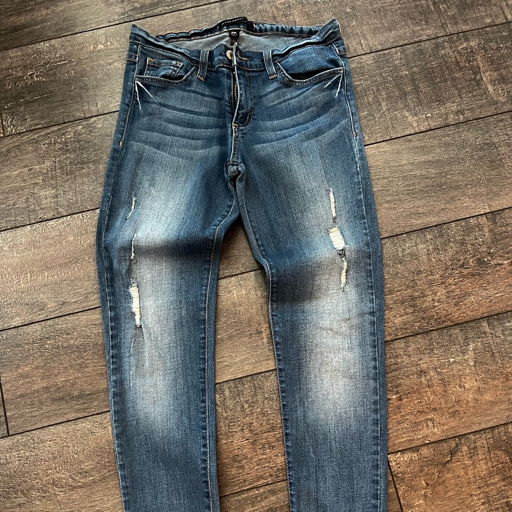 Flying monkey skinny jeans